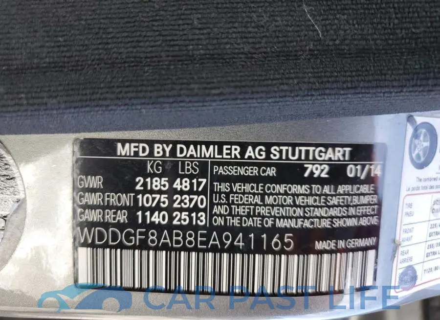WDDGF8AB8EA941165# 13