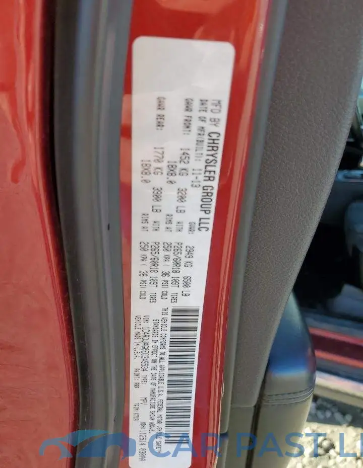 1C4RDJAG0EC349534# 12