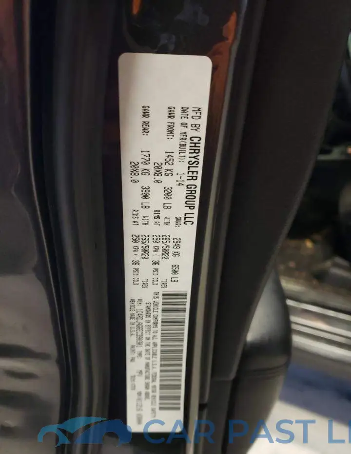 1C4RDJAG6EC390301# 13