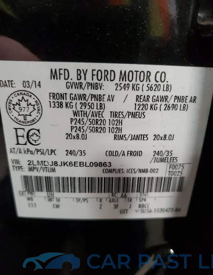 2LMDJ8JK6EBL09863# 13