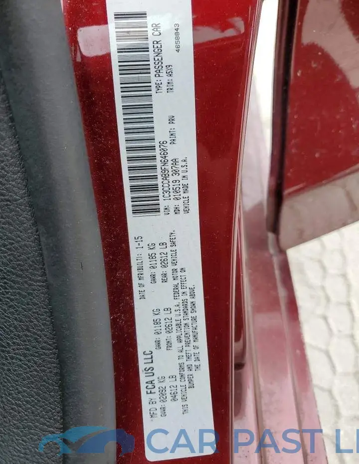 1C3CCCAB9FN646076# 12