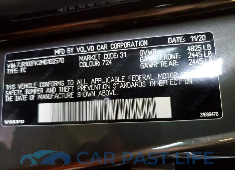 7JR102FK2MG102570# 13