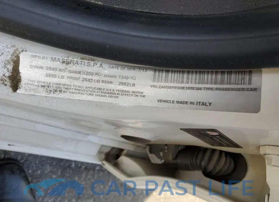 ZAM56PPA0E1078366# 12