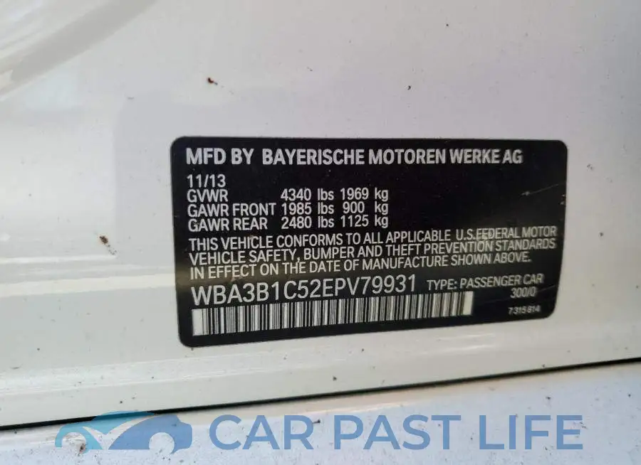 WBA3B1C52EPV79931# 12