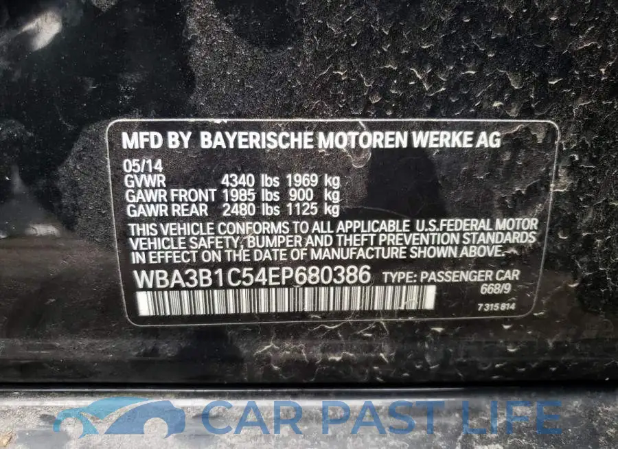 WBA3B1C54EP680386# 12
