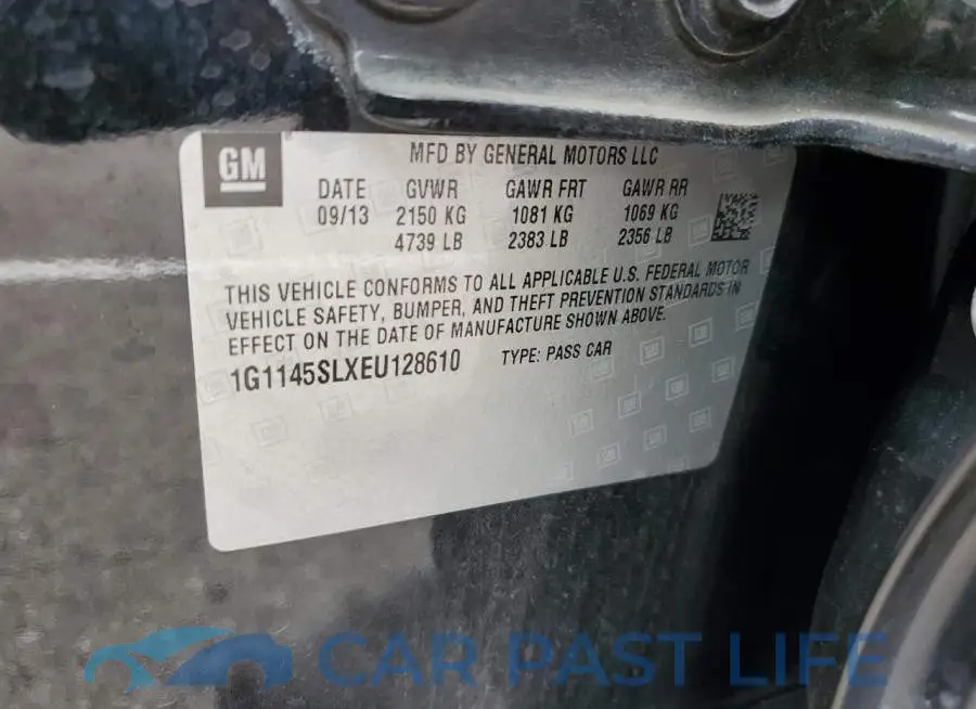 1G1145SLXEU128610# 12
