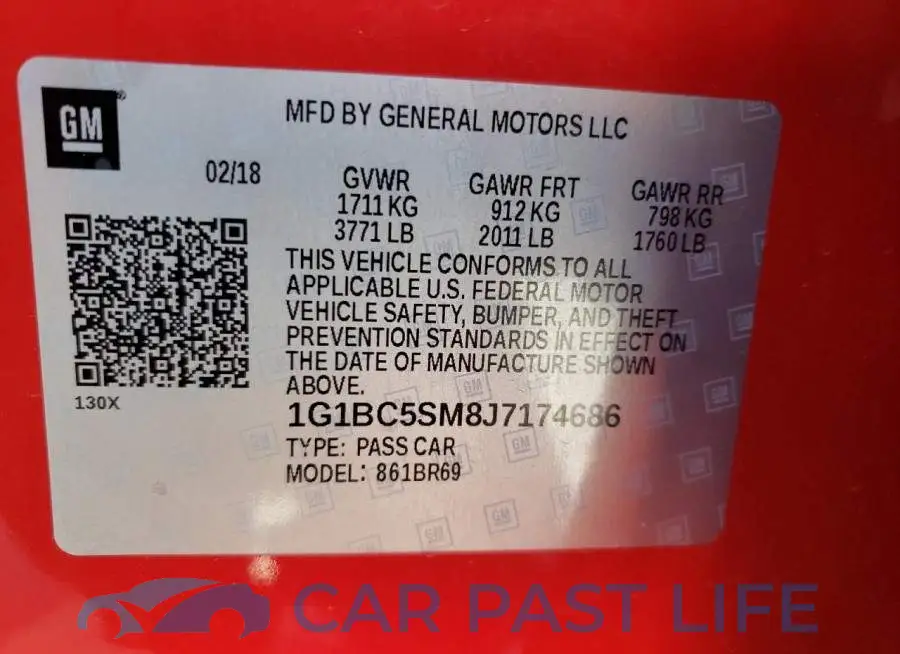 1G1BC5SM8J7174686# 12