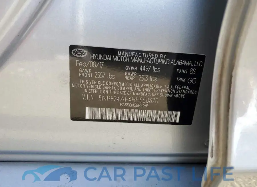 5NPE24AF4HH558670# 12