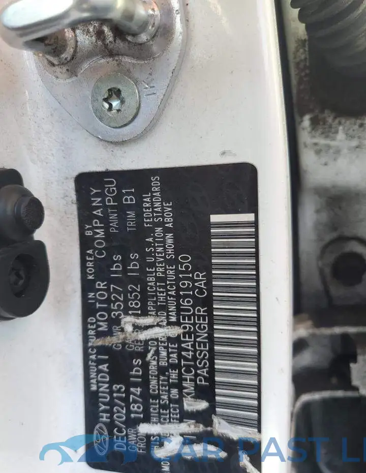 KMHCT4AE9EU619150# 12