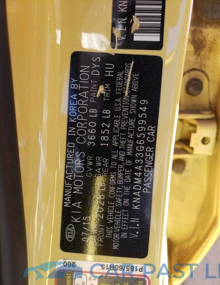 KNADM4A33G6599549# 12