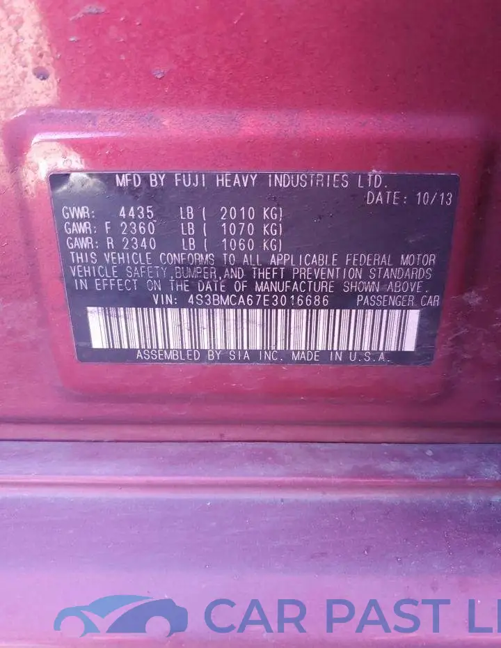 4S3BMCA67E3016686# 12