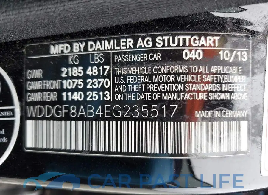 WDDGF8AB4EG235517# 13