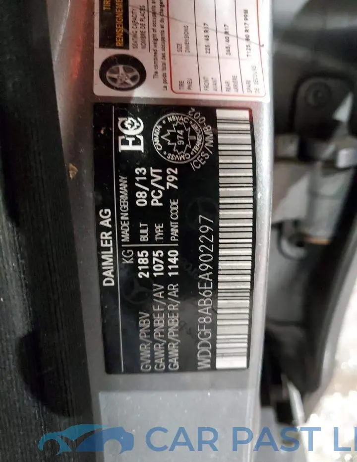 WDDGF8AB6EA902297# 12