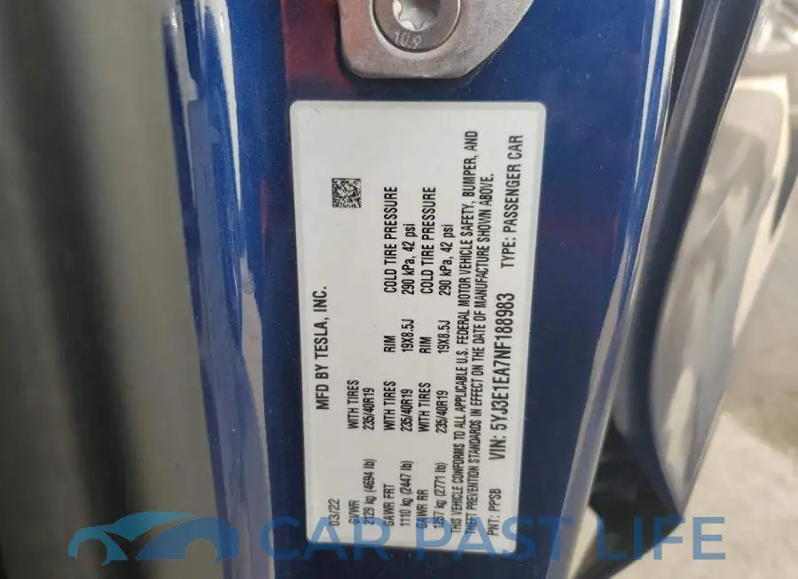 5YJ3E1EA7NF188983# 12