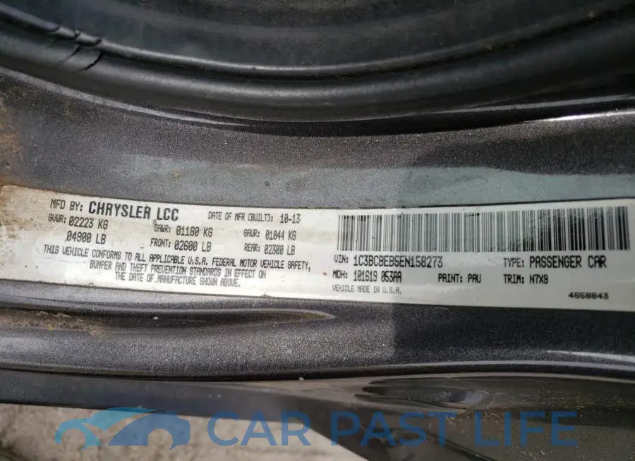 1C3BCBEB5EN158273# 12