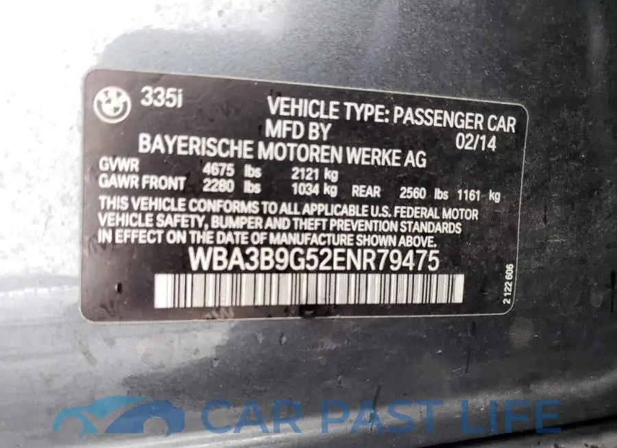 WBA3B9G52ENR79475# 12