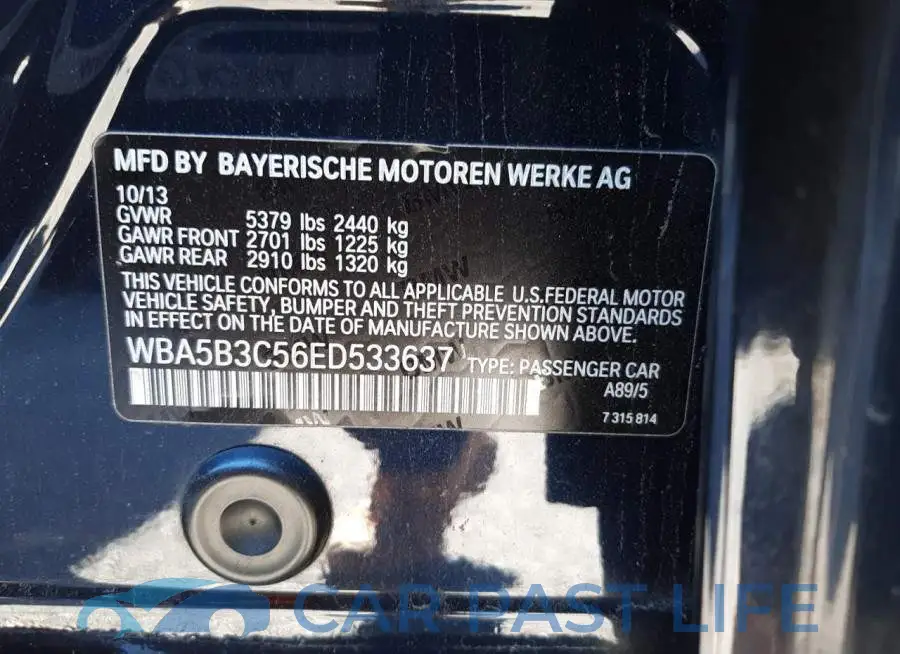 WBA5B3C56ED533637# 12