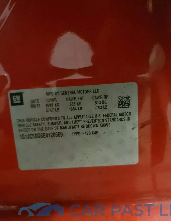 1G1JC5SG6E4120669# 12