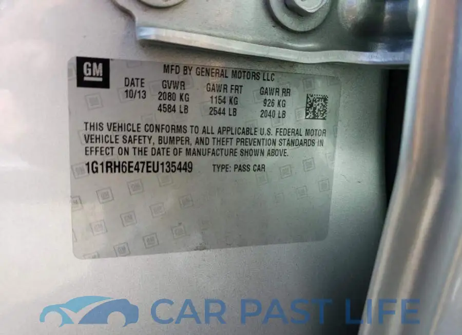 1G1RH6E47EU135449# 13