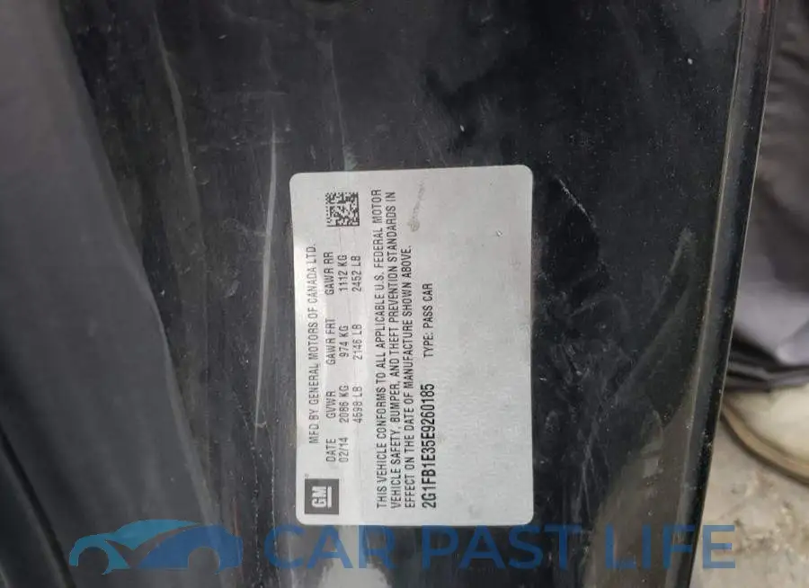 2G1FB1E35E9260185# 12