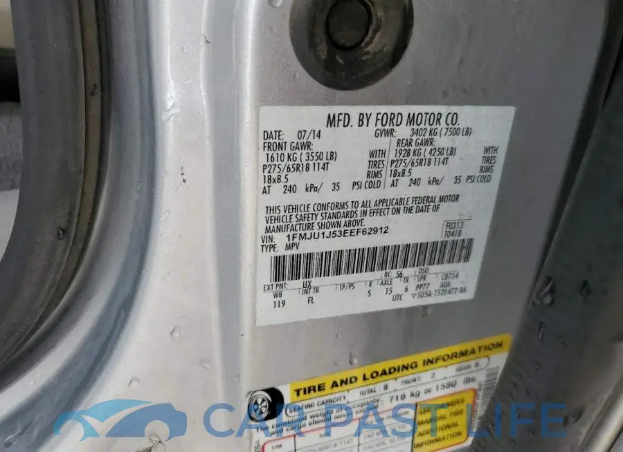 1FMJU1J53EEF62912# 12
