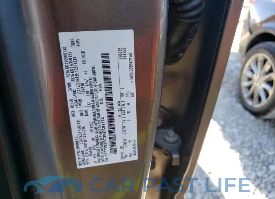 1FT7W2BT3KEC61774# 12
