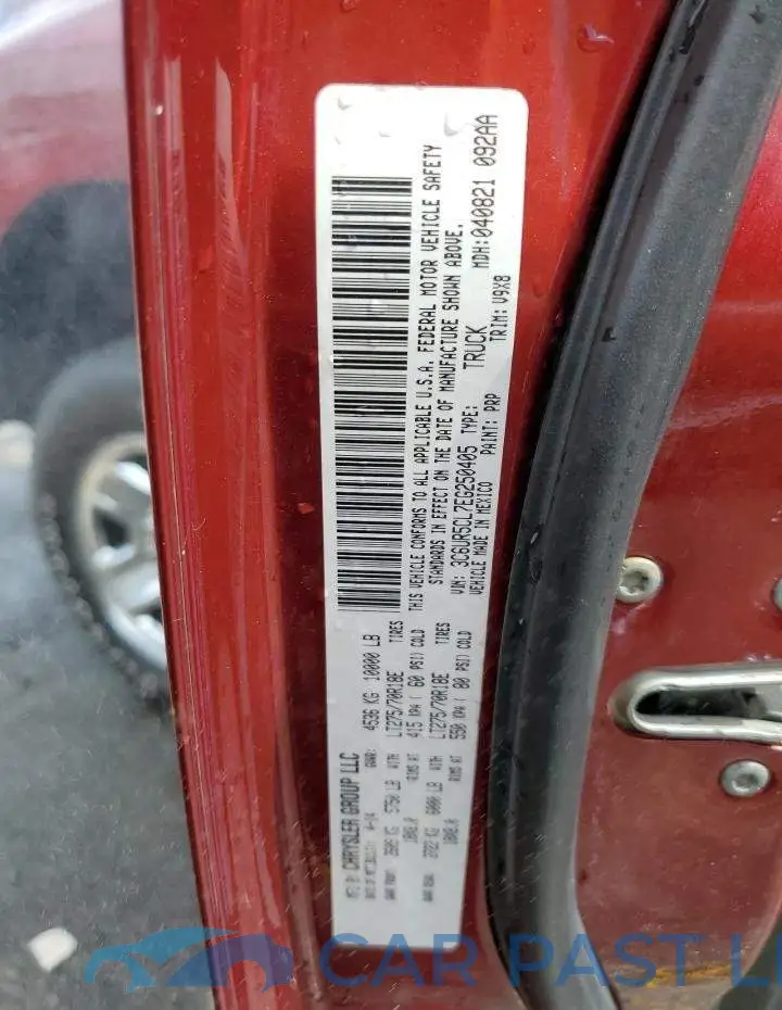 3C6UR5CL7EG250405# 12