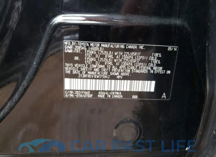 2T3RFREV1EW175942# 13