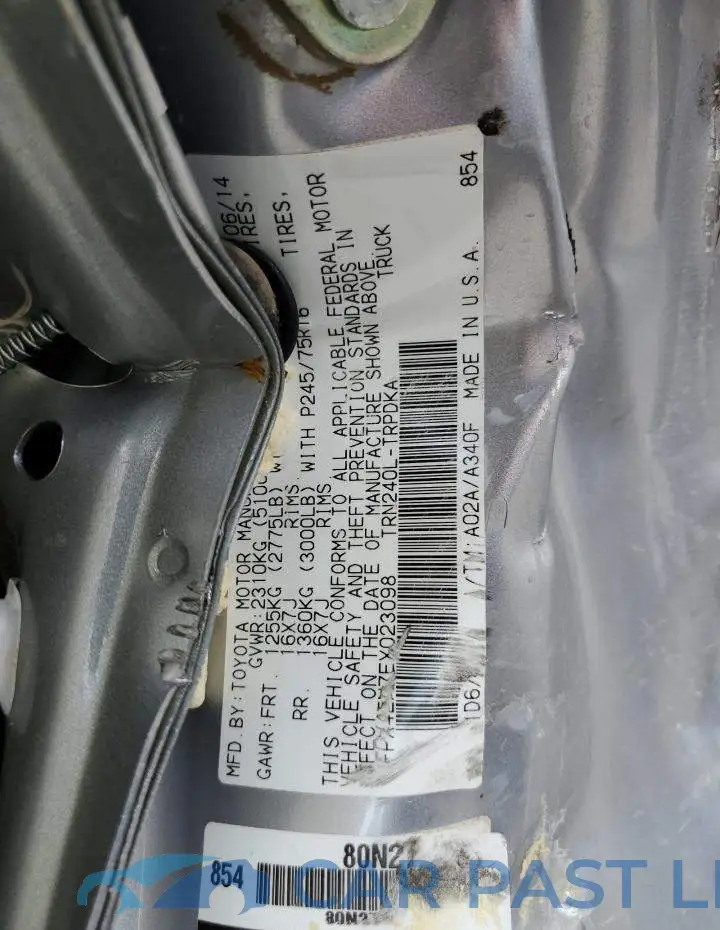 5TFPX4EN7EX023098# 12