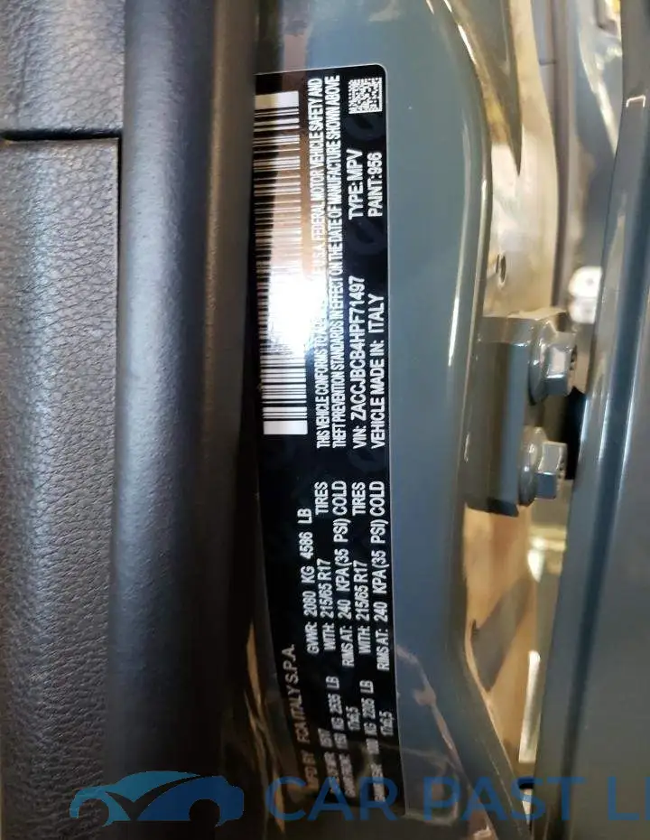 ZACCJBCB4HPF71497# 14