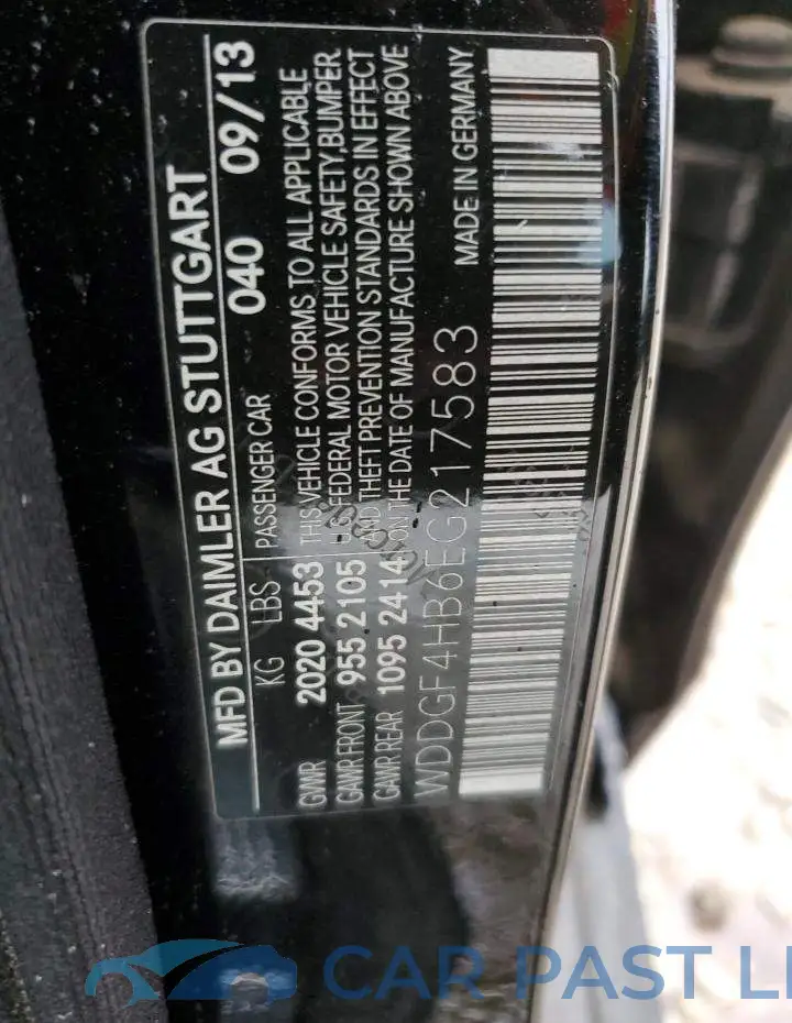 WDDGF4HB6EG217583# 12