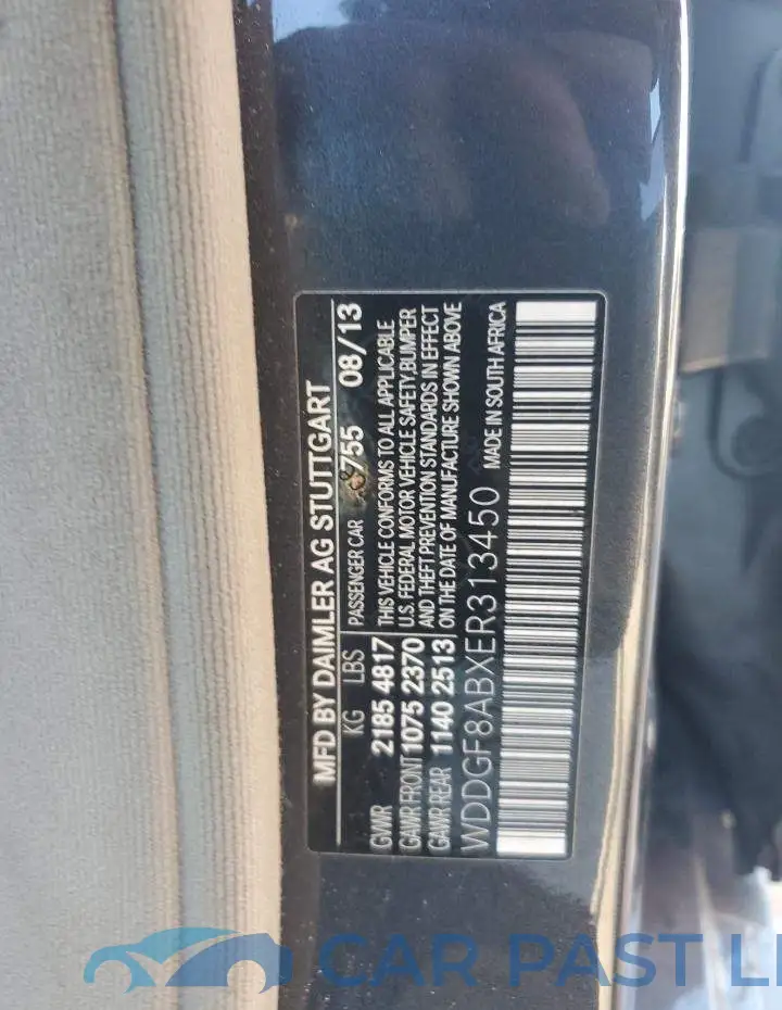 WDDGF8ABXER313450# 12