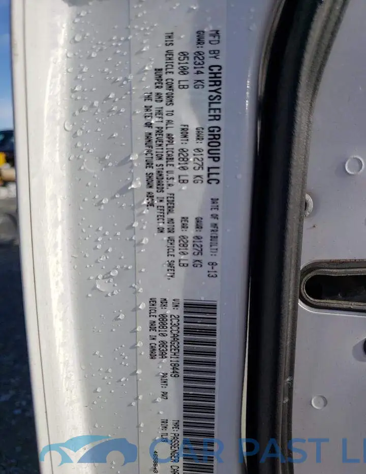 2C3CCAAG2EH118449# 12