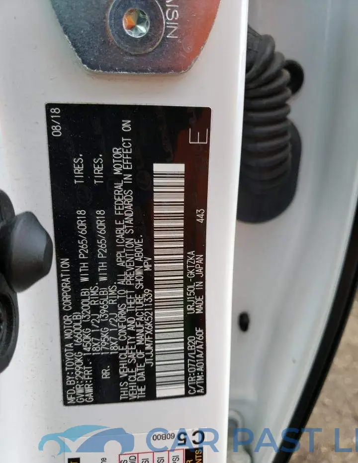 JTJJM7FX6K5211339# 14