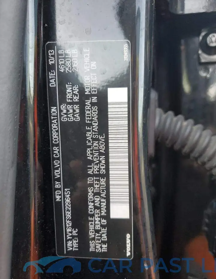 YV1612FS6E2296451# 12