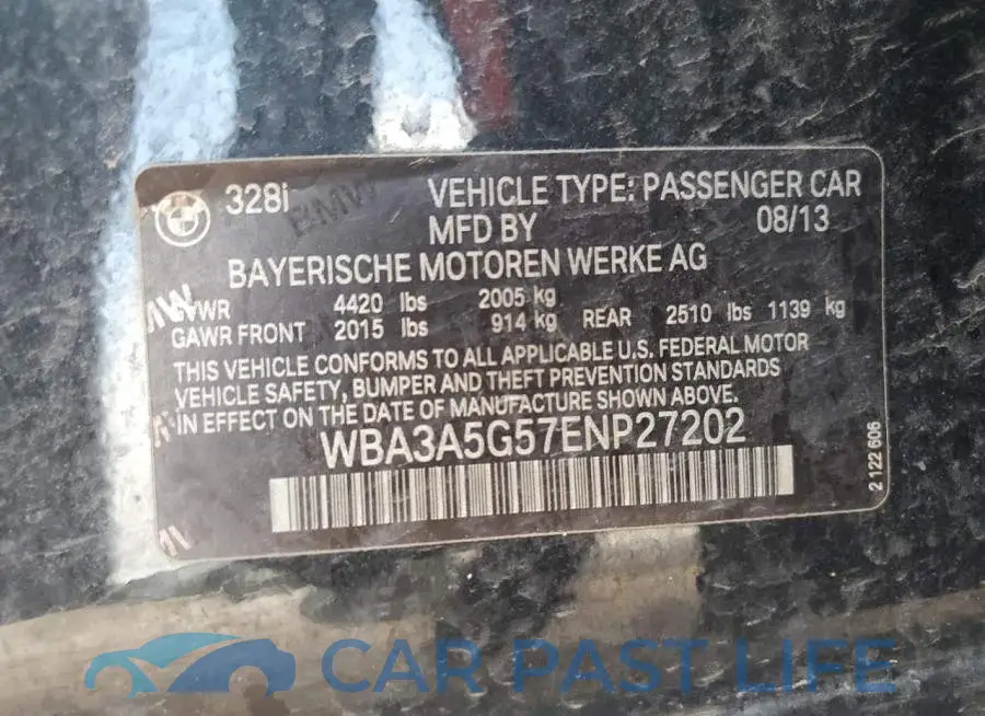 WBA3A5G57ENP27202# 12