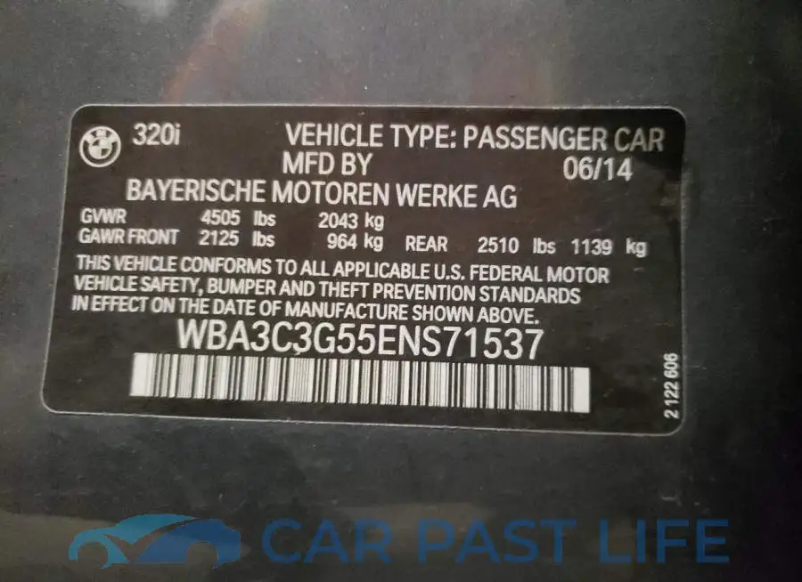 WBA3C3G55ENS71537# 12