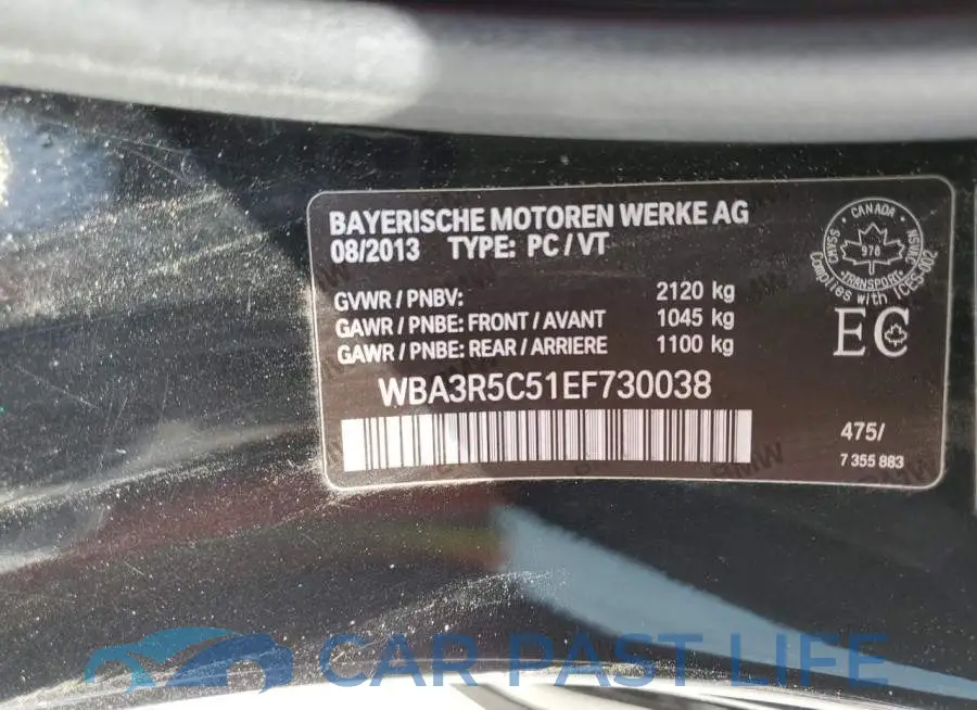 WBA3R5C51EF730038# 13