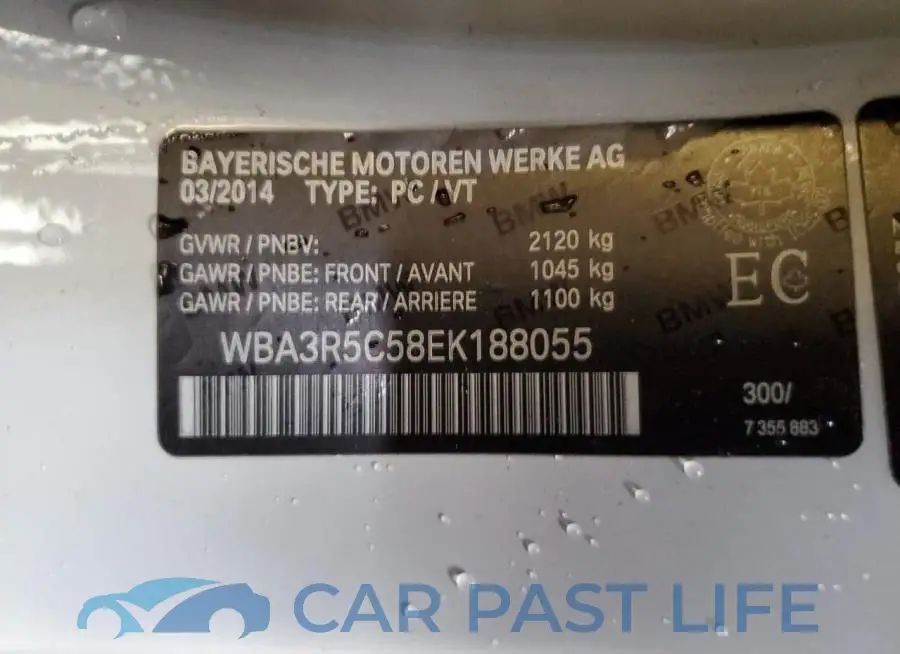 WBA3R5C58EK188055# 12