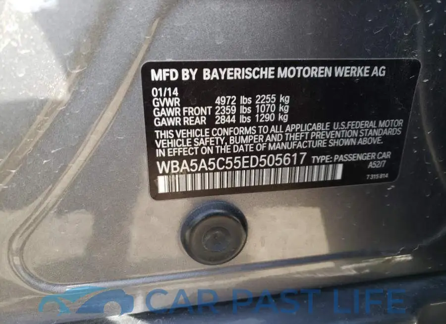 WBA5A5C55ED505617# 13