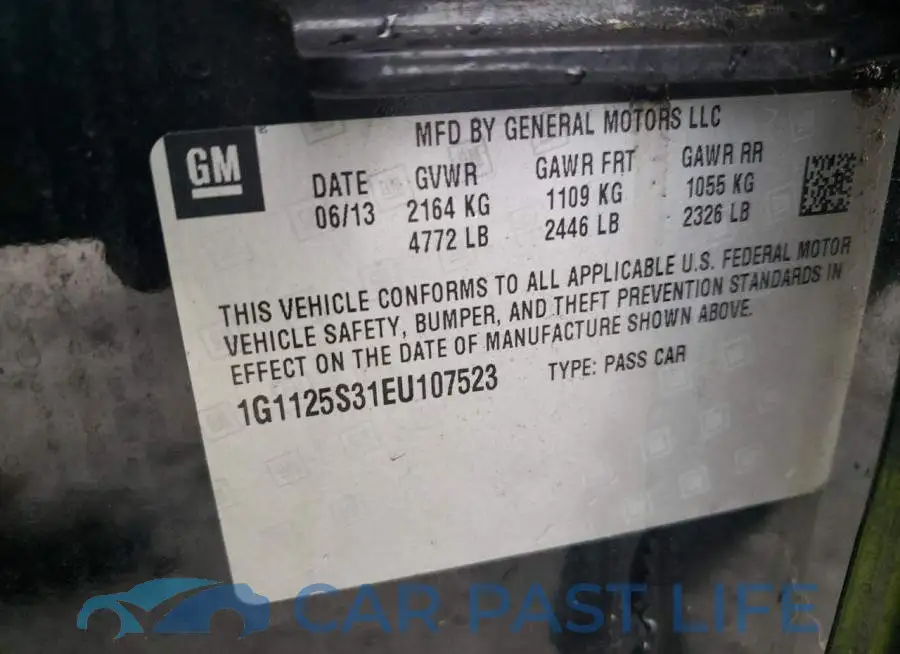 1G1125S31EU107523# 12