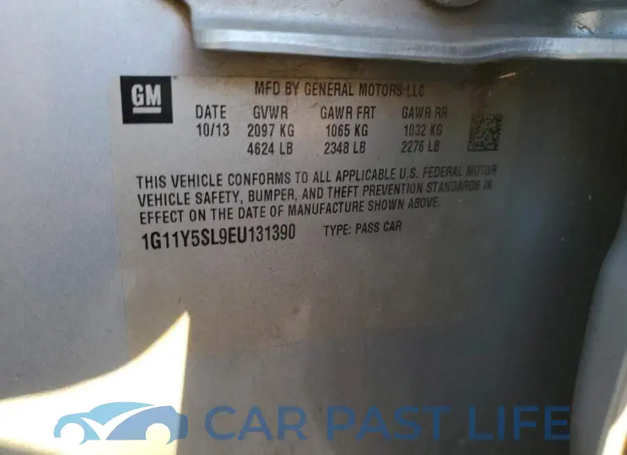 1G11Y5SL9EU131390# 12