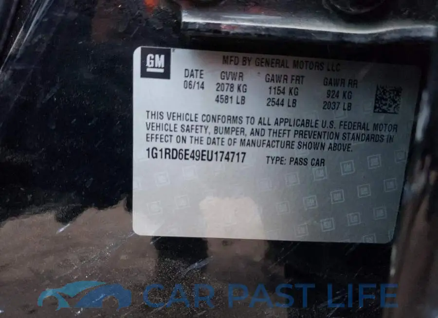 1G1RD6E49EU174717# 12