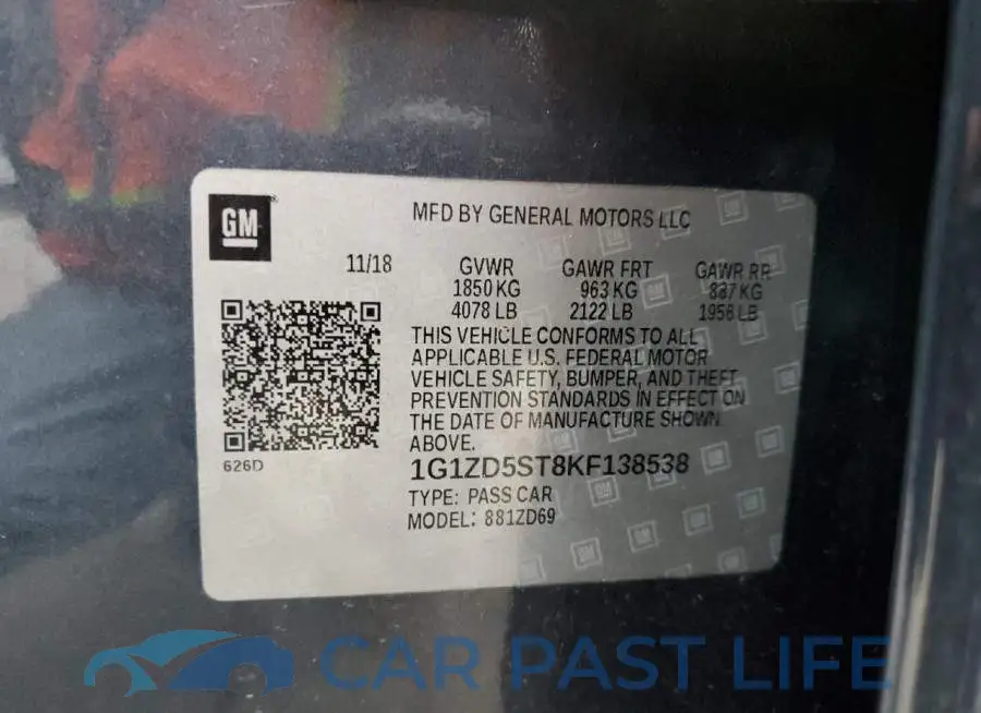 1G1ZD5ST8KF138538# 12