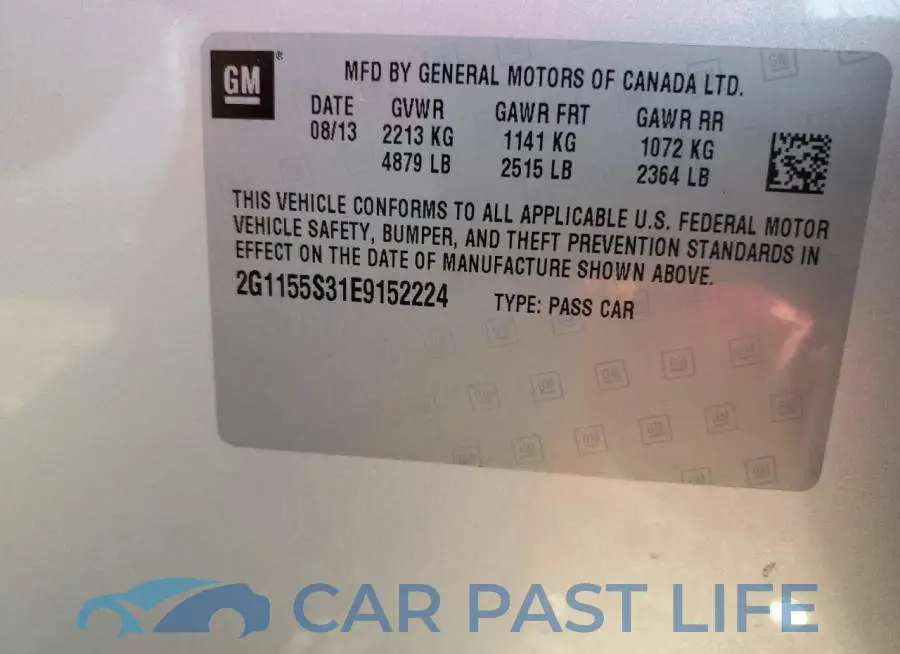 2G1155S31E9152224# 12