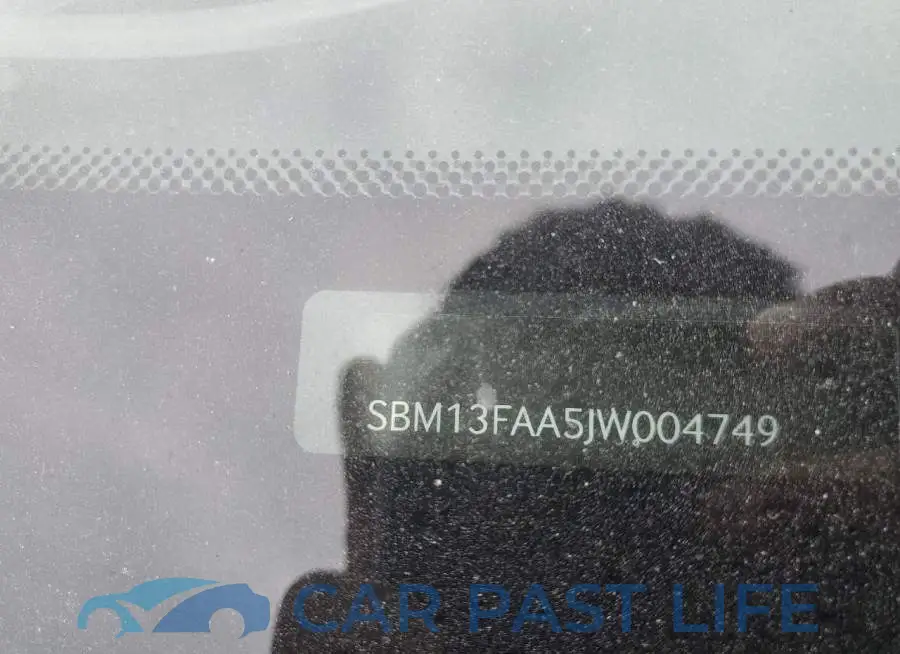 SBM13FAA5JW004749# 12