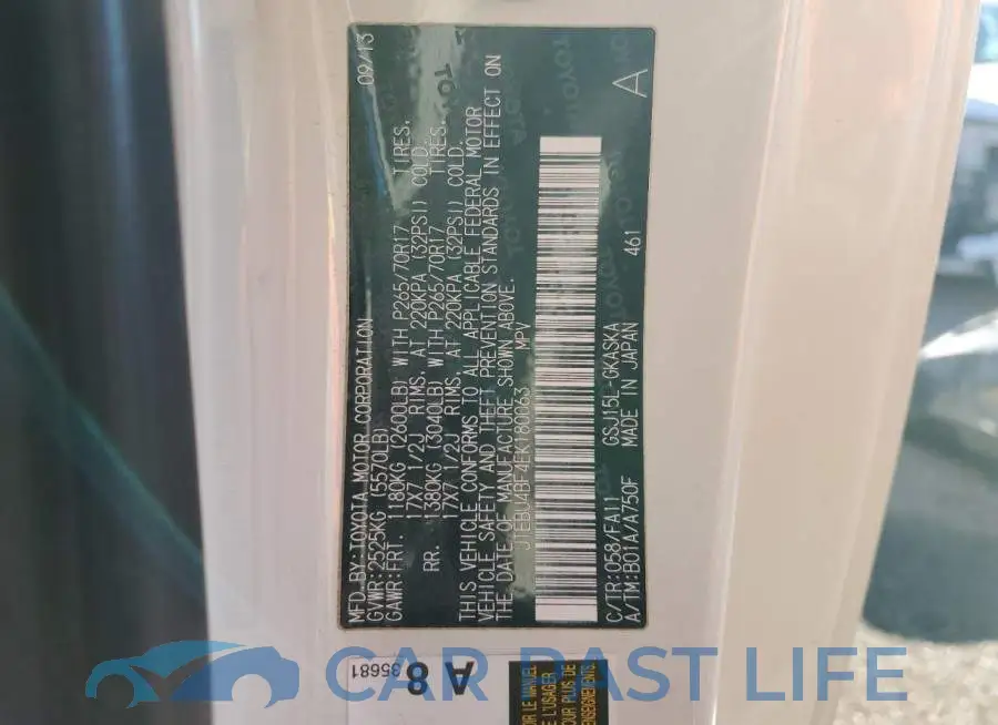 JTEBU4BF4EK180063# 12