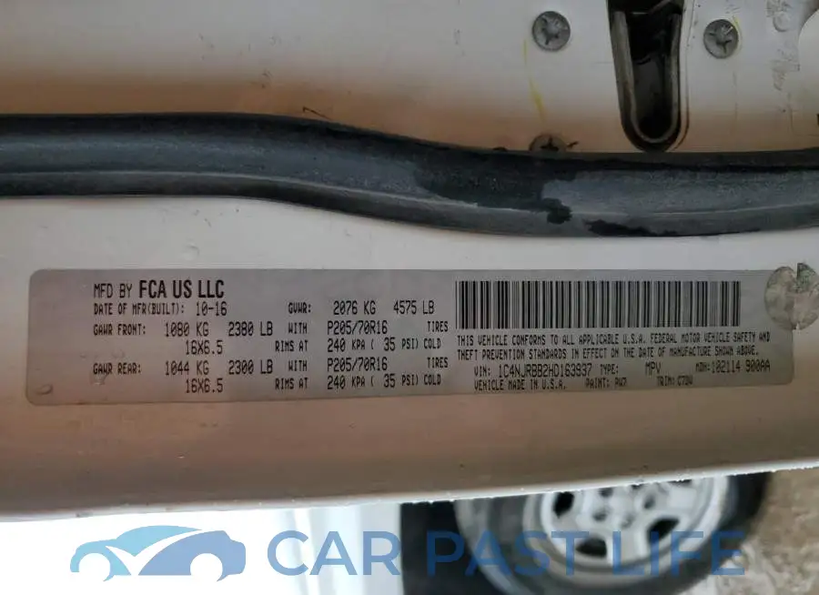 1C4NJRBB2HD163937# 12