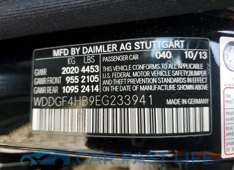 WDDGF4HB9EG233941# 12