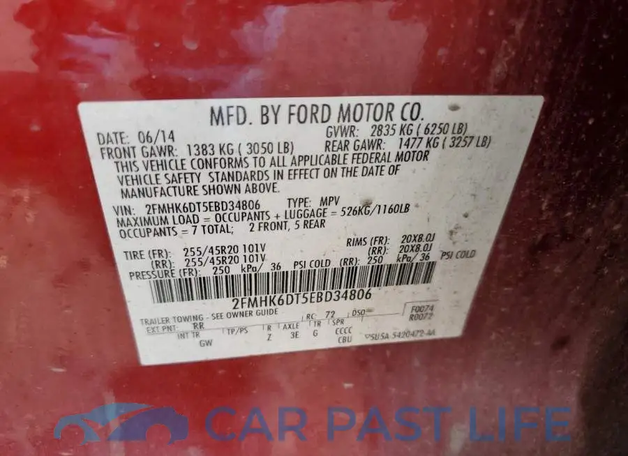 2FMHK6DT5EBD34806# 13